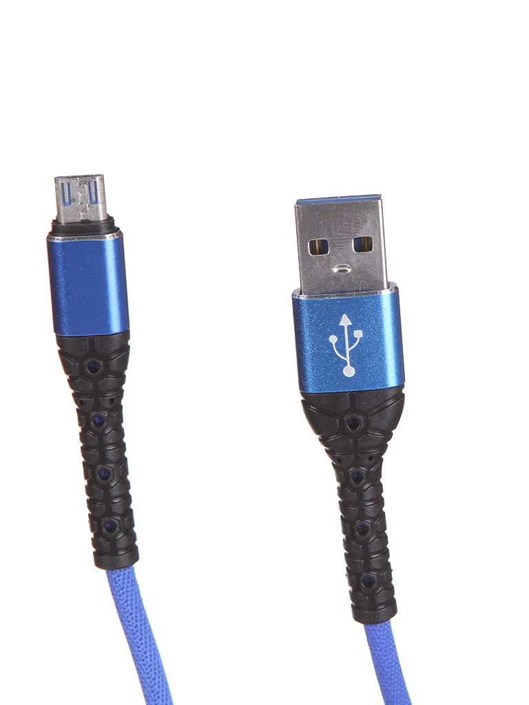 фото Аксессуар mobility usb - microusb 3a blue ут000024534