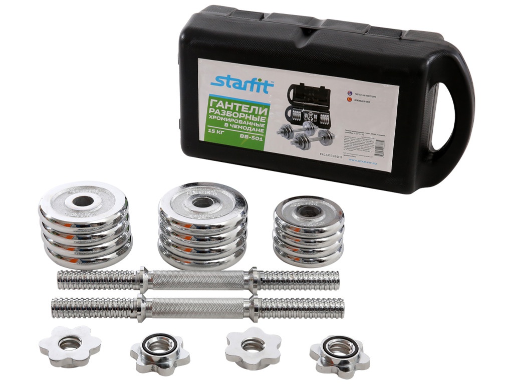 

Гантель Starfit BB-501 2 шт 7.5kg УТ-00009813, BB-501