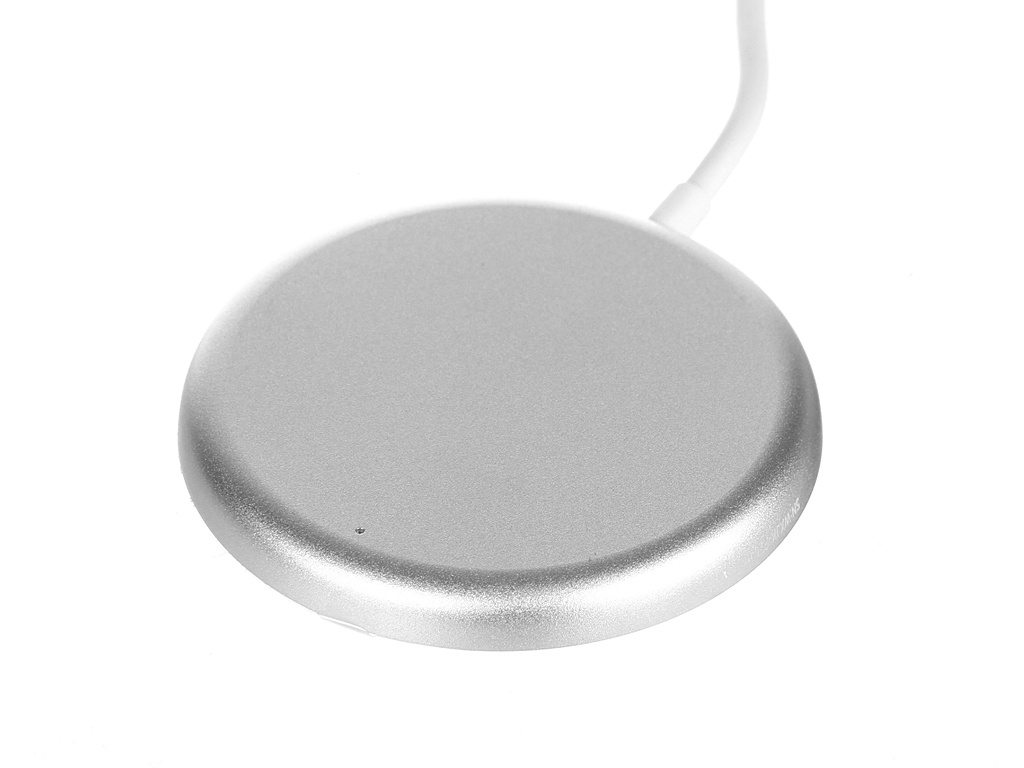 фото Зарядное устройство baseus simple mini magnetic wireless charger для apple iphone 12 white wxjk-f02