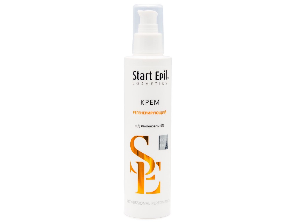 фото Крем регенерирующий с д-пантенолом 5% start epil 200ml 2048