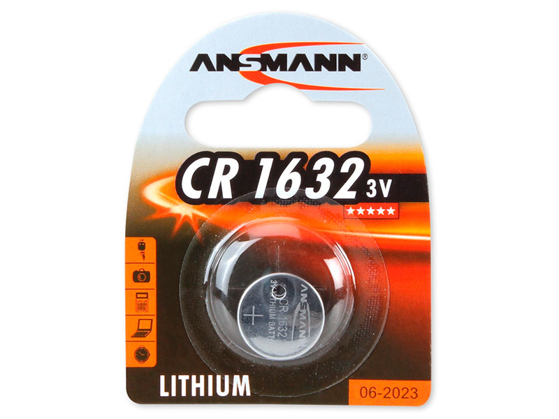 

Батарейка CR1632 - Ansmann 1516-0004-RU, 1516-0004-RU