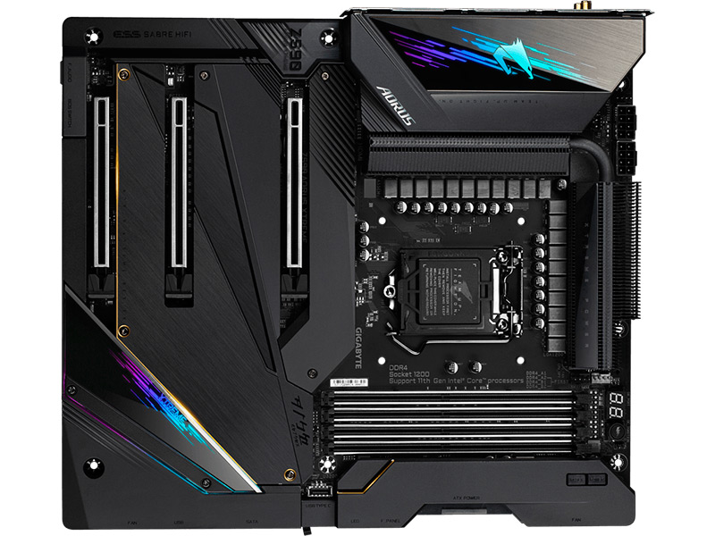 фото Материнская плата gigabyte z590 aorus xtreme