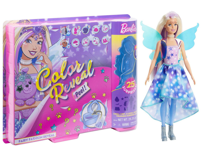 

Кукла Mattel Barbie Фея с сюрпризами внутри GXV94, Фея