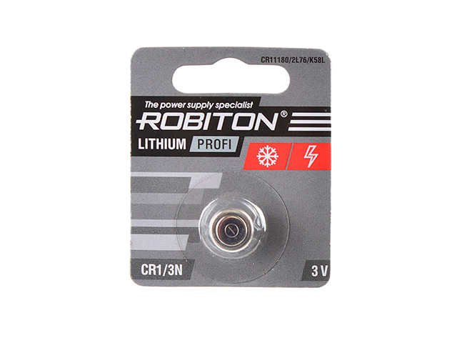 

Батарейка CR1/3N - Robiton Profi CR1/3N-BL1 (1 штука) 12140, Profi CR1/3N-BL1