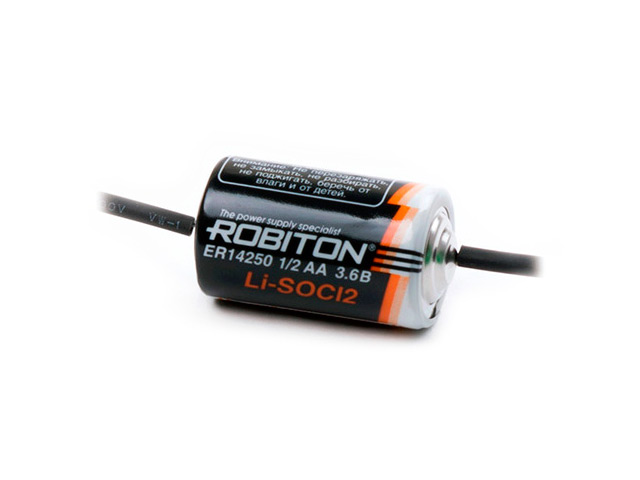 Батарейка ER14250 - Robiton ER14250-AX 1/2AA PH1 (1 штука) 11619 элемент питания robiton profi cr14250p2m1 1 2aa с плоскими выводами под пайку 16442