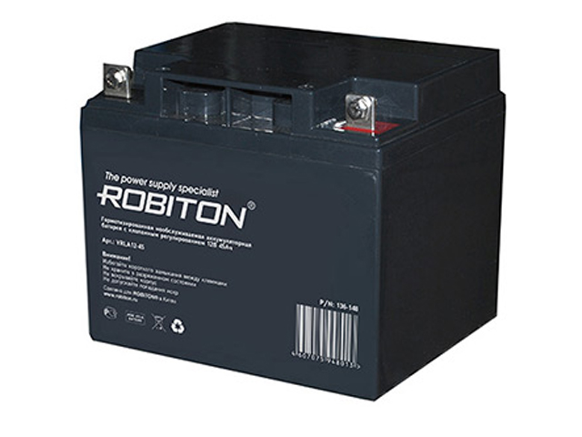 фото Аккумулятор robiton vrla12-45 45000mah 13976