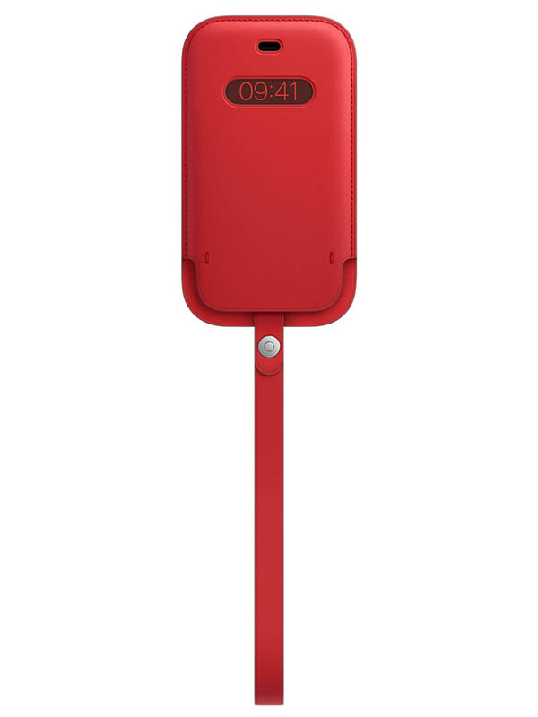 фото Чехол для apple iphone 12 mini leather sleeve with magsafe red mhmr3ze/a