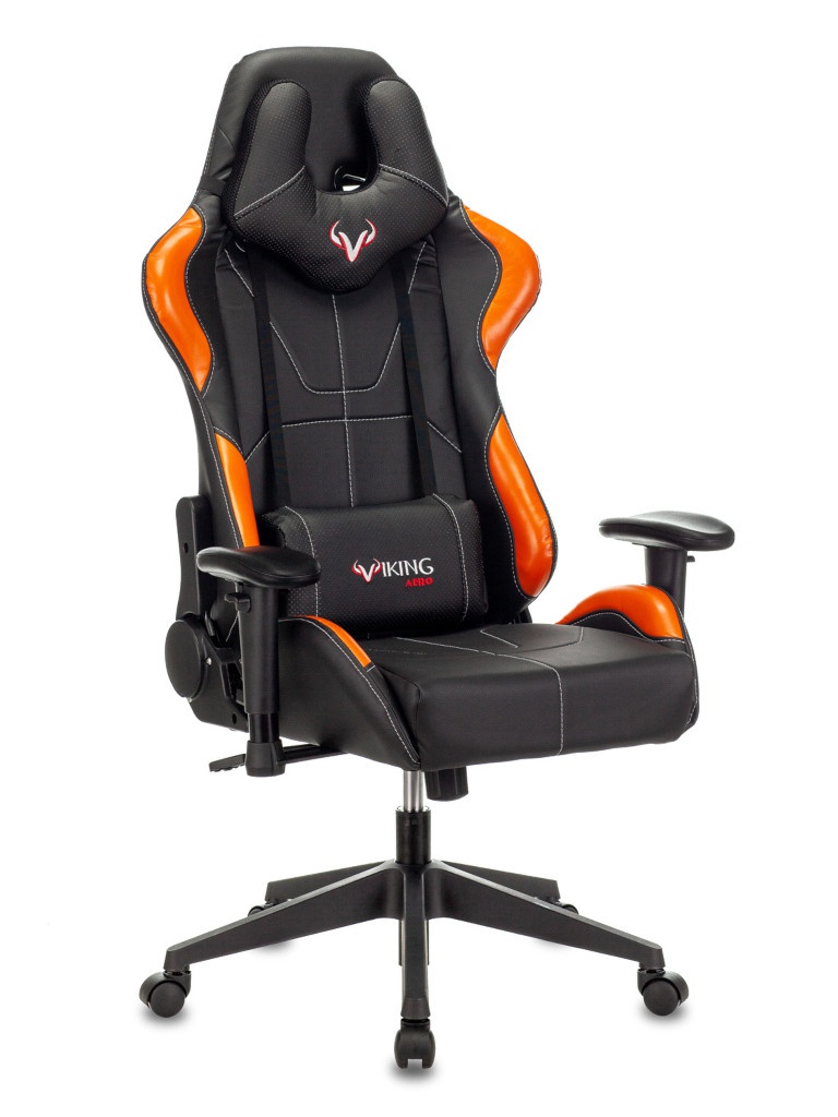 кресло для геймеров zombie viking 3 aero edition чёрный Компьютерное кресло Zombie Viking 5 Aero Orange 1364301