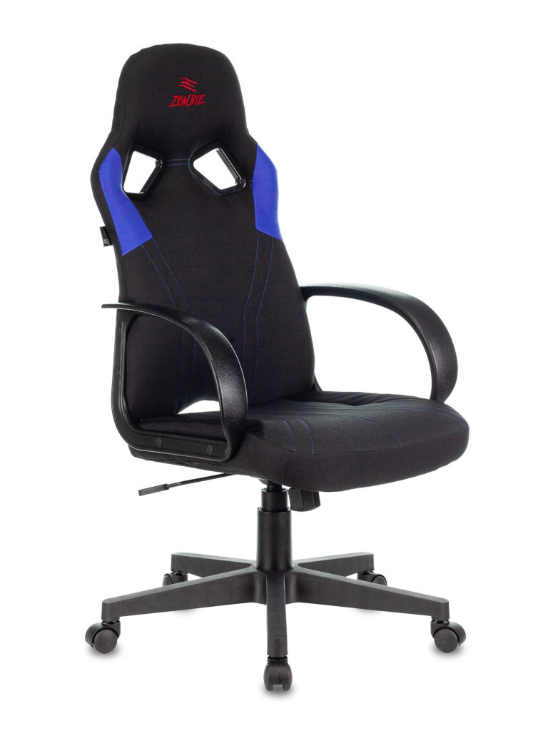 Компьютерное кресло Zombie Runner Blue 1399084 компьютерное кресло zombie 8 black blue