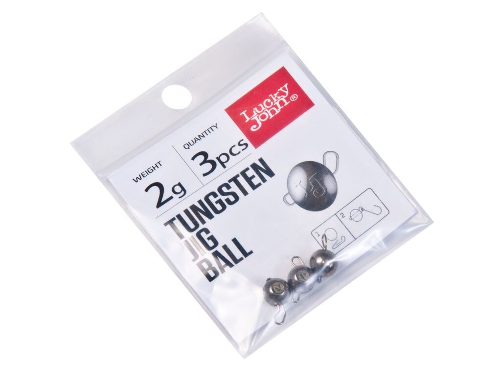 Грузило Lucky John Pro Series Tungsten Jig Ball 2g 3шт LJTB-002