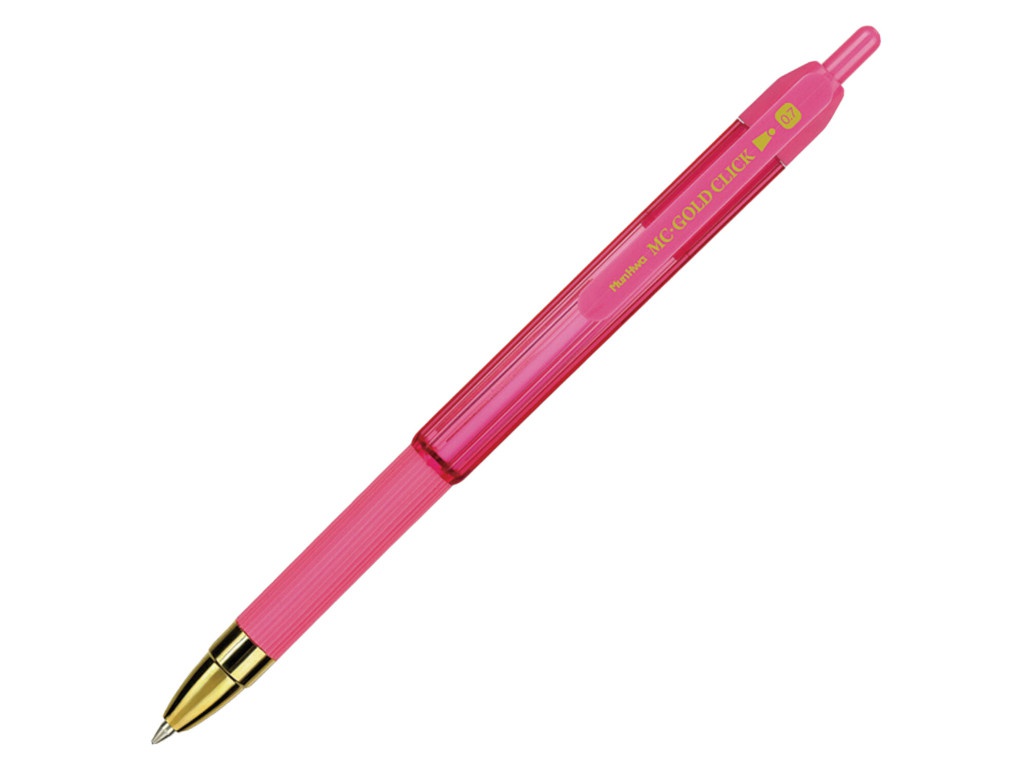 Ручка шариковая MunHwa MC Gold Click Стержень 0.7mm Blue GCC07-02