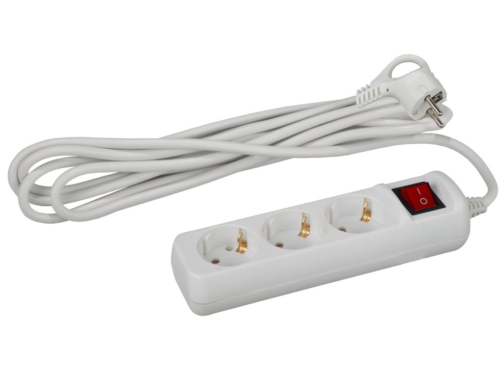 

Удлинитель Эра 3 Sockets 3m White U-3es-3m / Б0028378, U-3es-3m / Б0028378