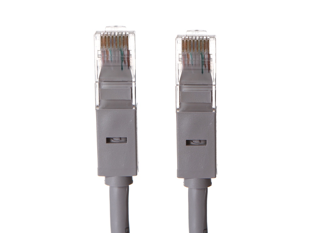 фото Сетевой кабель 4ph utp cat.5e 24awg rj45 t568b 2m grey 50683