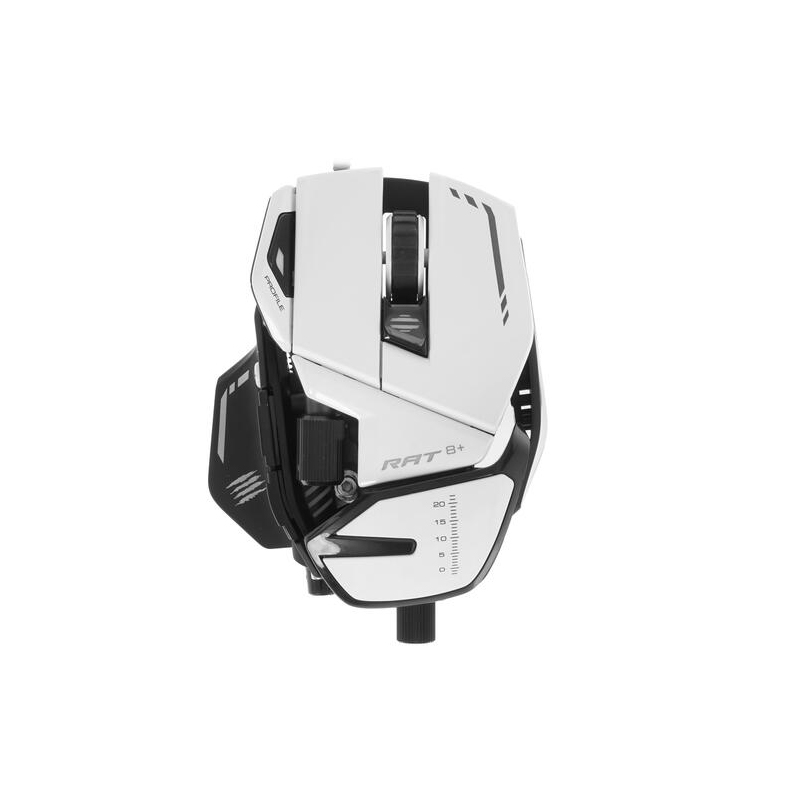 фото Мышь mad catz r.a.t. 8+ mr05dcinwh000-0