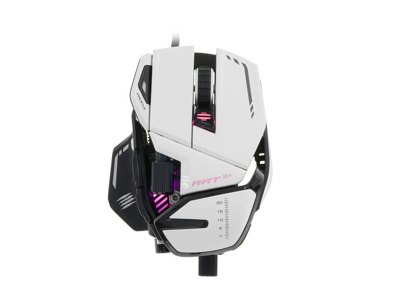 фото Мышь mad catz r.a.t. 8+ mr05dcinwh000-0