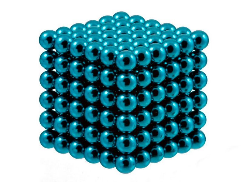 фото Магниты forceberg cube 6мм 216 элементов turquoise 9-4818158