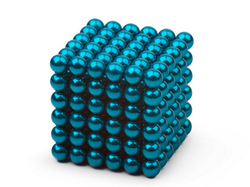 фото Магниты forceberg cube 5мм 216 элементов turquoise 9-4818041