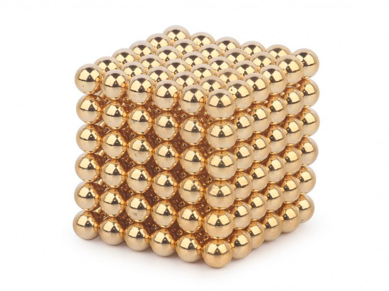 

Магниты Forceberg Cube 5мм 216 элементов Gold 9-4818016, Cube 9-4818016