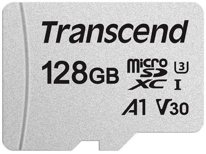 Карта памяти 128Gb - Transcend MicroSD 300S UHS-I U1 TS128GUSD300S карта памяти для macbook transcend jetdrive lite 130 ts128gjdl130 128gb