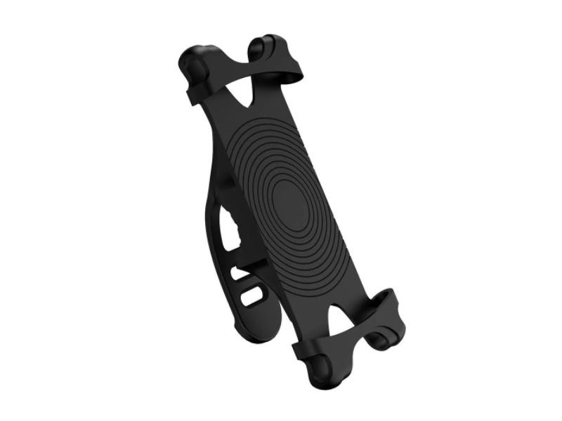 фото Держатель usams us-zj053 bicycle silicon phone holder black zj53zj01