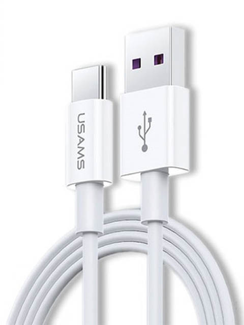 Аксессуар Usams US-SJ408 U44 USB - USB Type-C 1.2m Grey SJ408USB01