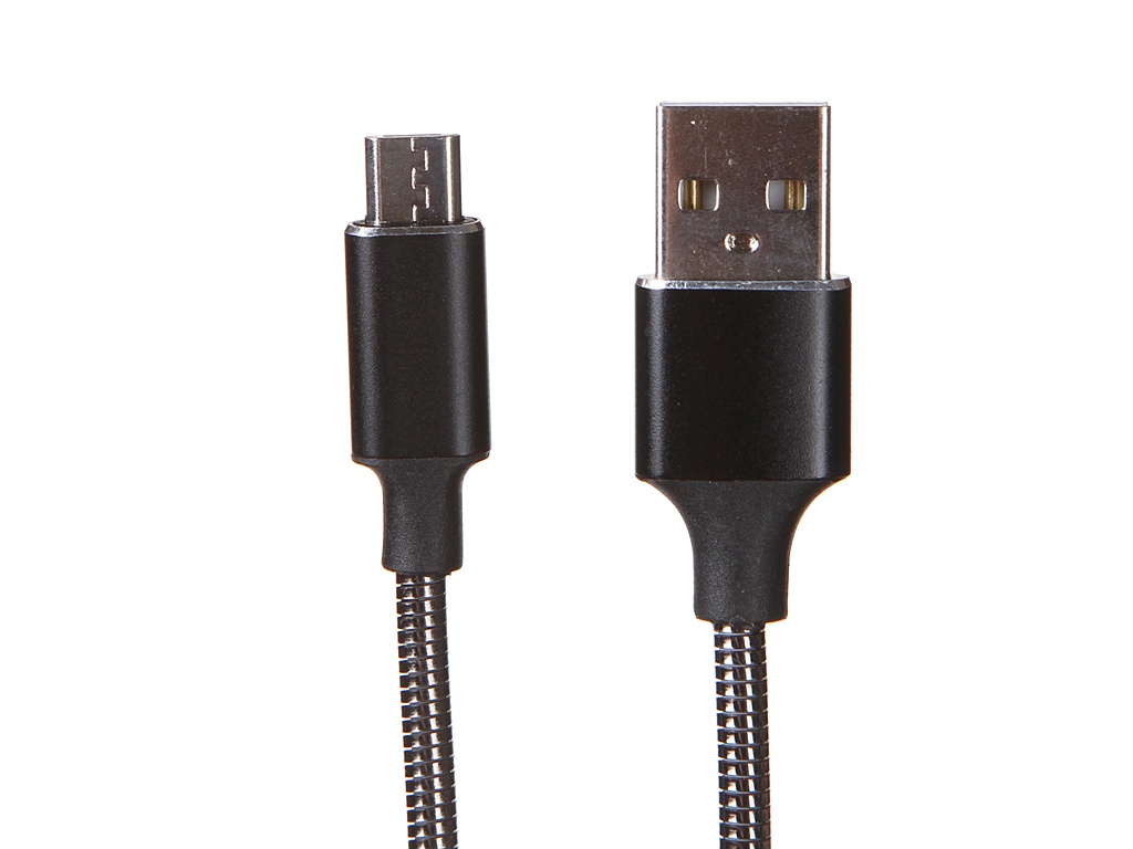 фото Аксессуар media gadget usb - microusb 2a 1.0m black mgc016mbk