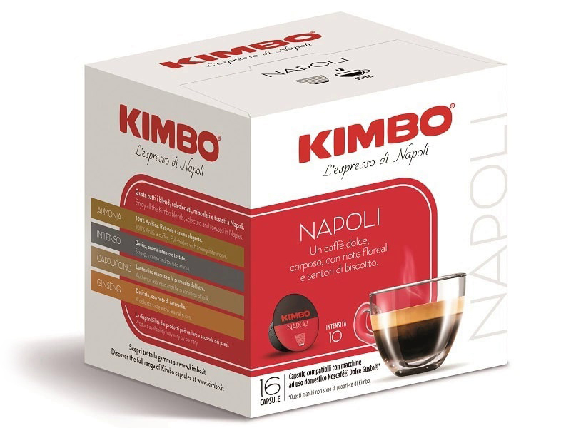 Капсулы для кофемашин Kimbo DG Napoli 16шт 0256_5345