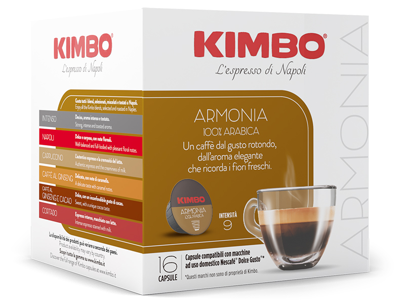Капсулы для кофемашин Kimbo DG Armonia 16шт 0256_5326