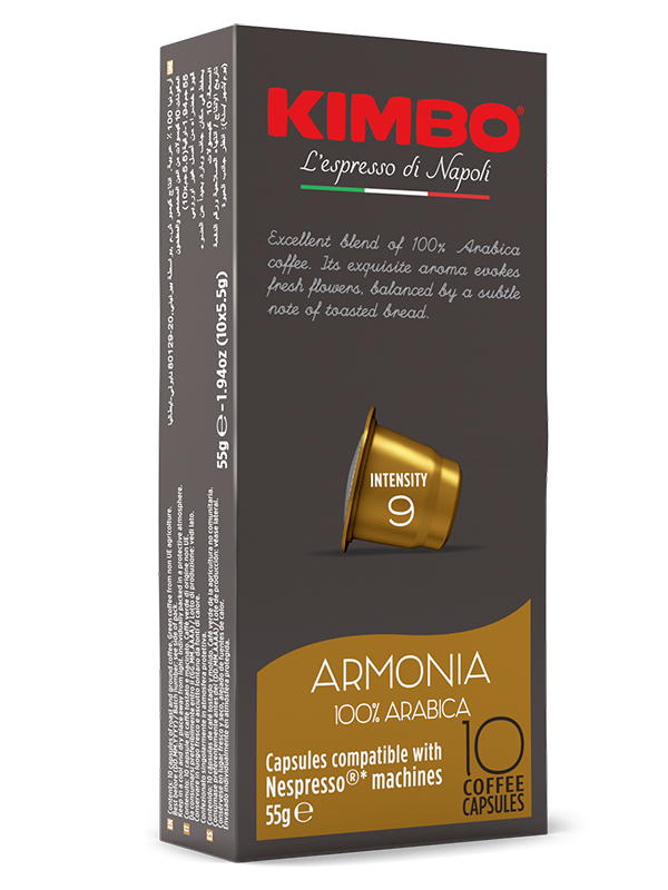 Капсулы Kimbo NC Armonia 100% Arabica 10шт 0256_5210