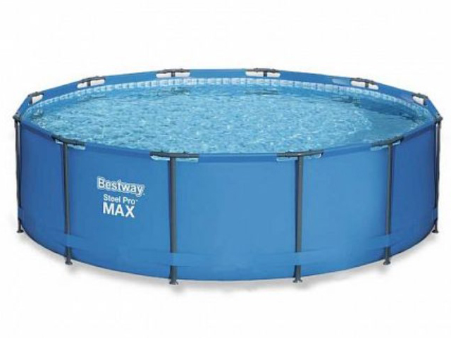 бассейн bestway steel pro max 366х100cm 56418 bw Бассейн Bestway Steel Pro MAX 15428, 366х133 см
