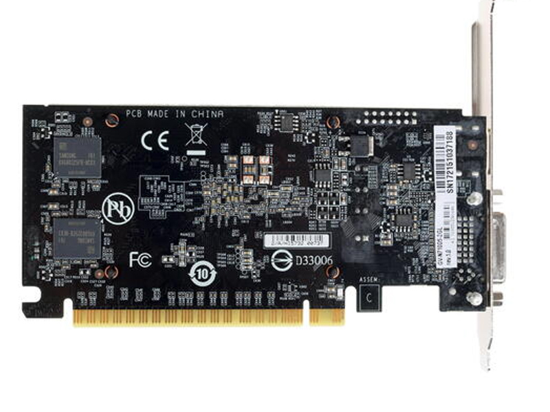  GigaByte GeForce GT 710 954MHz PCI-E 2.0 2048Mb 5010MHz 64-bit DVI-I HDMI D-SUB GV-N710D5-2GIL
