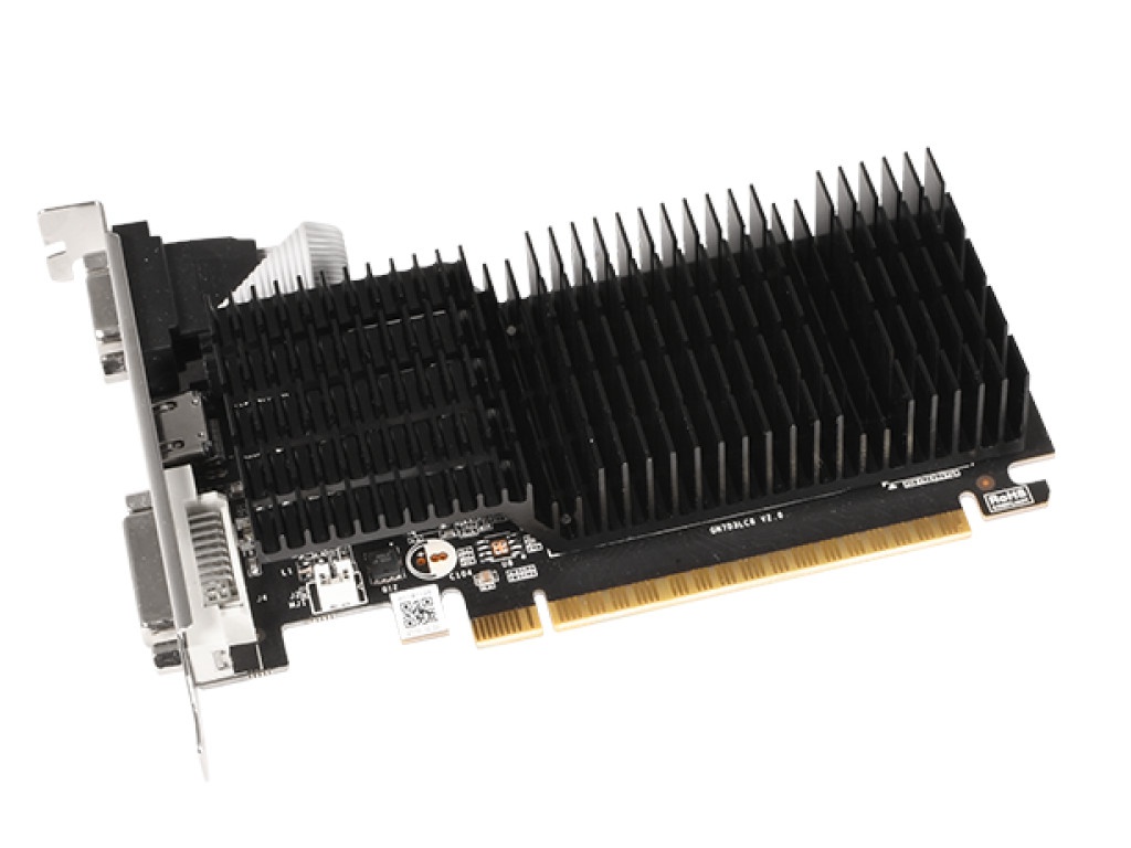 фото Видеокарта kfa2 geforce gt 710 954mhz pci-e 2.0 1024mb 1600mhz 64-bit dvi-d hdmi vga 71ggf4dc00wk / 71ggf4hi001k