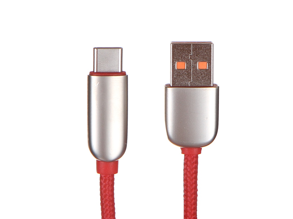 Аксессуар Baseus Display Fast Charging USB - Type-C 5A 1m Red CATSK-09