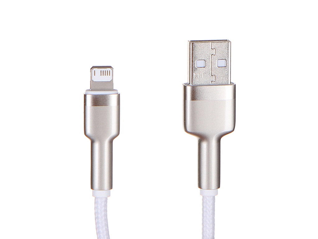 цена Аксессуар Baseus Cafule Series USB - Lightning 2.4A 2m White CALJK-B02