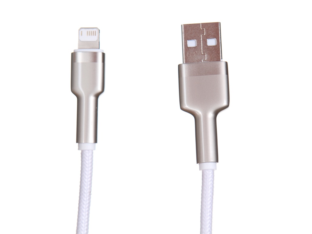 Аксессуар Baseus Cafule Series USB - Lightning 2.4A 1m White CALJK-A02 кабель xiaomi baseus cafule series metal data cable usb to ip 2 4a 1m green caljk a06