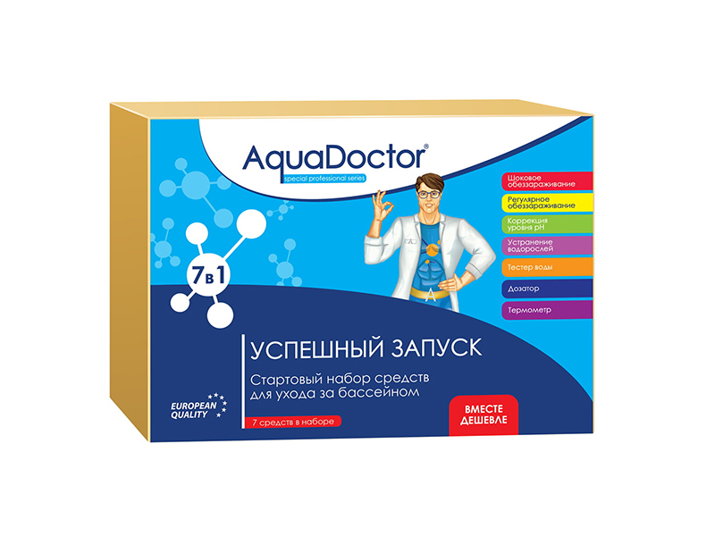 Стартовый набор химии для бассейна AquaDoctor AQ23744