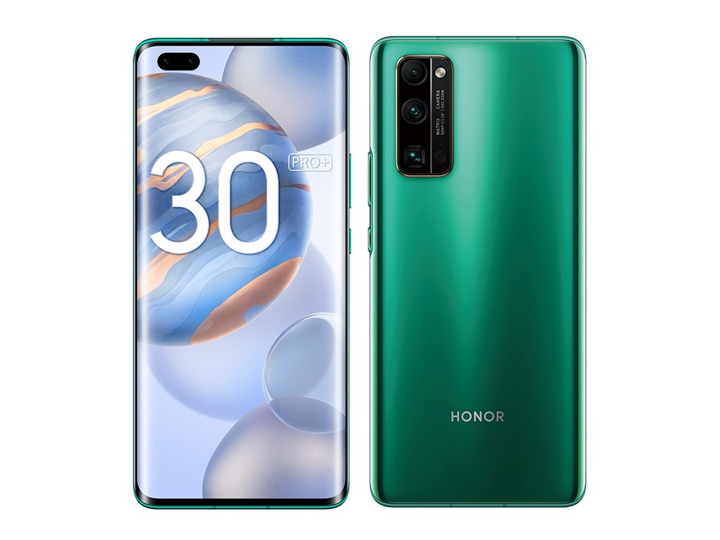 фото Сотовый телефон honor 30 pro+ 8/256gb emerald green выгодный набор для selfie + серт. 200р!!!