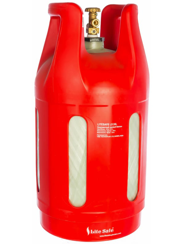 фото Баллон для сжиженного газа litesafe 24l 10kg ls 24l