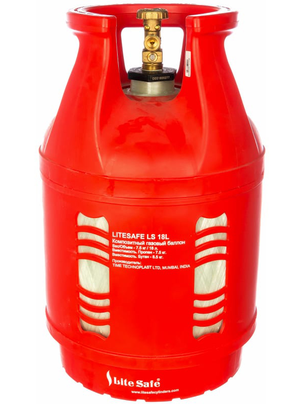 фото Баллон для сжиженного газа litesafe 18l 7.5kg ls 18l