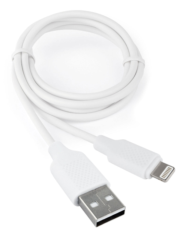 Аксессуар Gembird Cablexpert Classic 0.2 USB AM/Lightning 1m White CCB-USB-AMAPO2-1MW