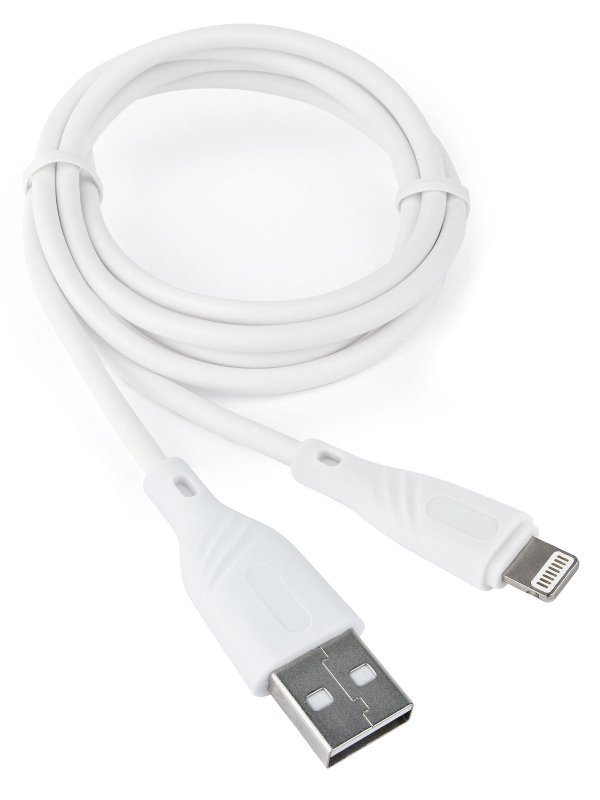 Аксессуар Gembird Cablexpert Classic 0.1 USB AM/Lightning 1m White CCB-USB-AMAPO1-1MW