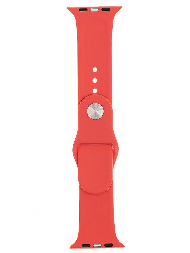 фото Аксессуар ремешок evolution для apple watch 42/44mm sport silicone coral aw44-s01