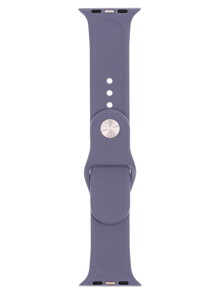 Аксессуар Ремешок Evolution для Apple Watch 42/44mm Sport Silicone Lavender Grey AW44-S01