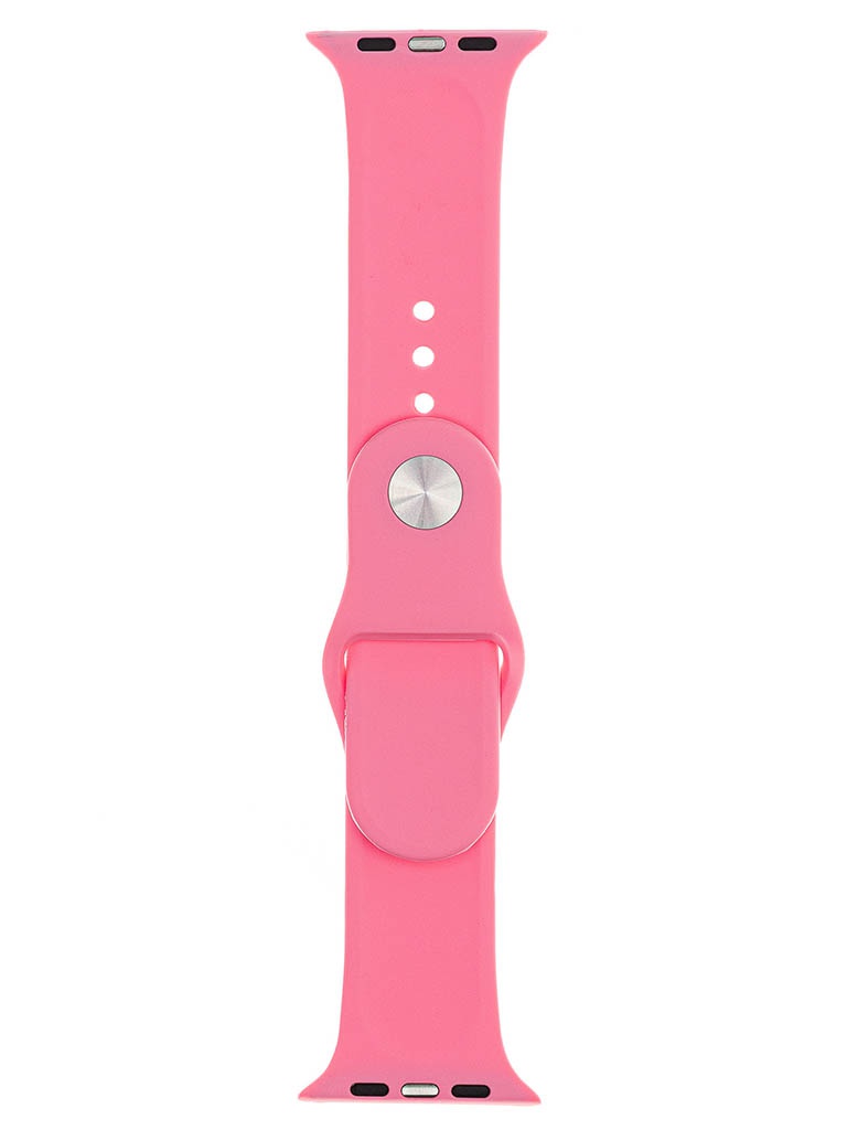 фото Аксессуар ремешок evolution для apple watch 42/44mm sport silicone light pink aw44-s01