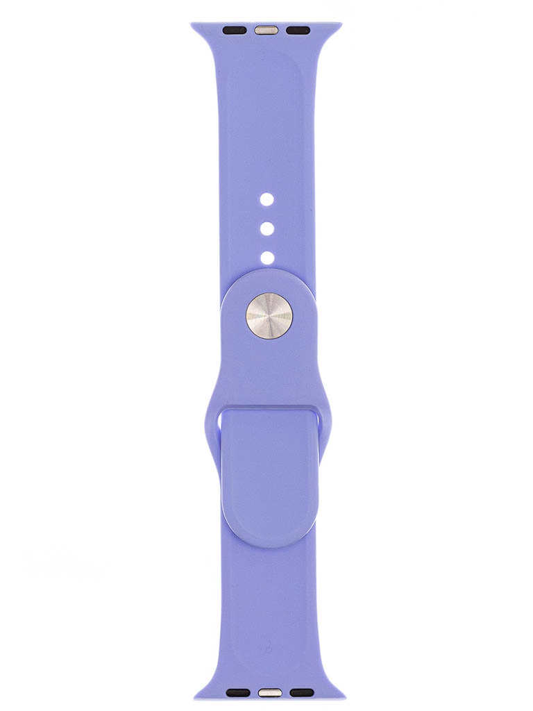 фото Аксессуар ремешок evolution для apple watch 42/44mm sport silicone lilac aw44-s01