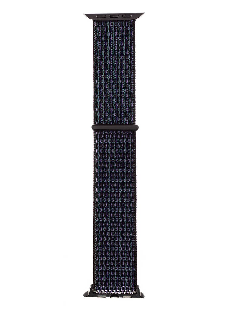 

Аксессуар Ремешок Evolution для APPLE Watch 42/44mm Sport Loop AW44-SL01 Nylon Purple Grapes 36757, APPLE Watch 42/44mm