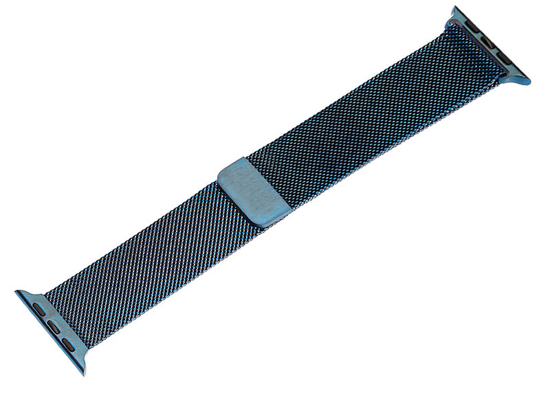 фото Аксессуар ремешок evolution для apple watch 42/44mm milanese loop aw44-ml01 blue 36772