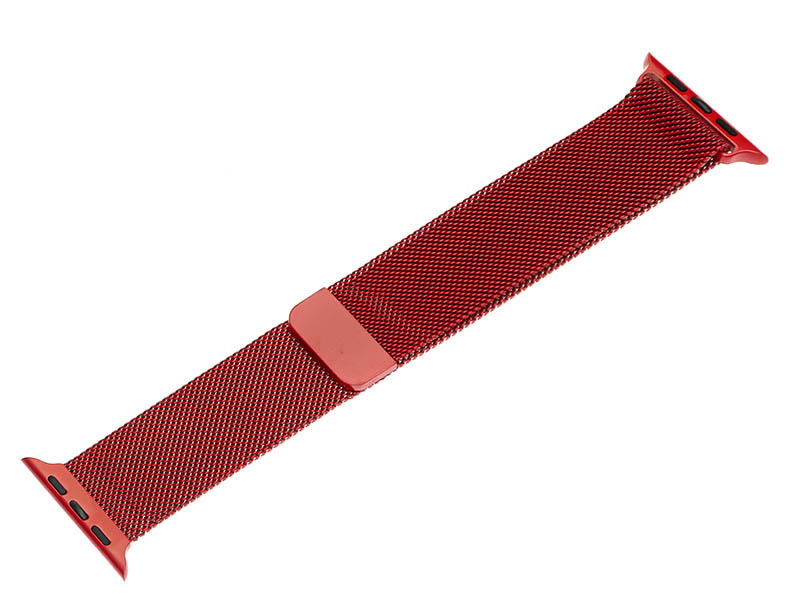 

Аксессуар Ремешок Evolution для APPLE Watch 38/40mm Milanese Loop AW40-ML01 Red 36826, AW40-ML01