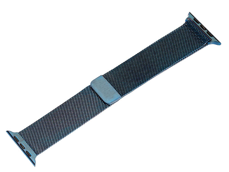 фото Аксессуар ремешок evolution для apple watch 38/40mm milanese loop aw40-ml01 blue 36824