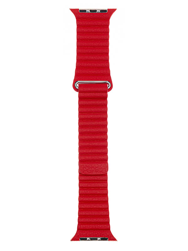 фото Аксессуар ремешок evolution для apple watch 38/40mm leather loop aw40-ll01 imperial red 36831
